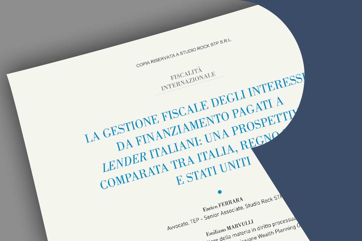 Fiscalità internazionale
